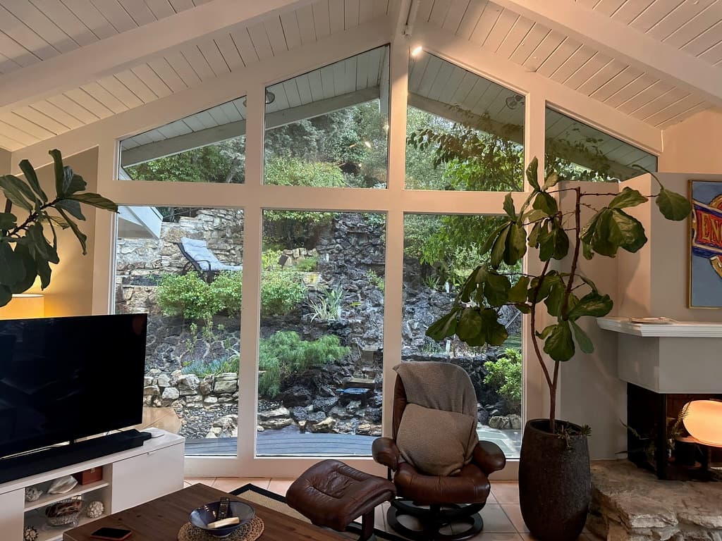 Vaulted Ceiling Living Room